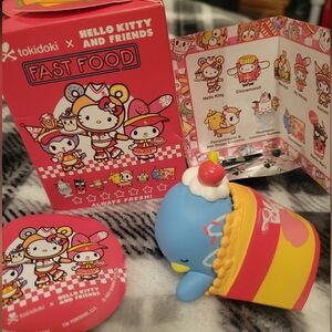 TOKIDOKI × HELLO KITTY & FRIENDS Fast Food Blind Box Collectible Toy Tuxedo Sam